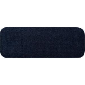 Garland Rug 22"x60" Gramercy Plush Polypropylene Washable Rectangle Bath Rug, Navy (1'10" x 5' (Rectangular))