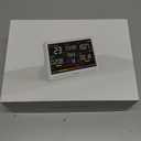 16 in 1 Air Quality Monitor Indoor 7" Display 9 AQI+7 AQI Alerts, CO2 Monitor Air Quality Tester for CO2, TVOC, PM2.5 PM1.0 PM10, HCHO Temperature Humidity AQI & Time Air Quality Meter for Home,8h Standard-Black