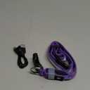 PcEoTllar Light up Dog Collar for Night Walking - LED Dog Collar Light Rechargeable Color Changing, Glow in The Dark Dog Collars Waterproof Glowing Dog Collars for Large Small Medium Dogs (L(19 inch-23.6 inch), Purple)