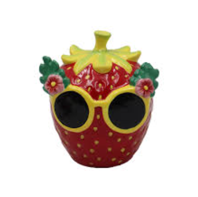 Ceramic Decor Strawberry, Everyday Living Table Décor Ceramic - Strawberry, 6.5 in 