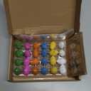 Dinosaur Party Favors Funny Mini Dinosaur Toys Dinosaur Birthday Party Supplies 24 Pack Dino Eggs and 24 Hatching Card Bulk Gifts Novelty Birthday Party Decorations for Kids Boys Girls Toddler