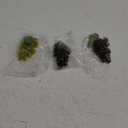 Assorted Artificial Grapes Grape Clusters Decorative Grapes Bunches Rubber Grape Bundles for Vintage Wedding Favor Fruit Wine Décor Faux Fruit Props(Purple Green) 3 Pack