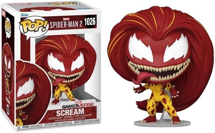 Funko Scream Symbiote Mary Jane + Pop Protector: Gamerverse Pop! Spider-Man 2 Marvel Games Vinyl Figure (Gift Set Bundled with ToyBop Brand Box Protector Collector Case)