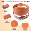 Leather Weight Lifting Belt, 4& 6Padded Lumbar Back Support, 10 Adjustable Holes, Gym Weight Belt Ideal for Deadlift, Powerlifting, Bodybuilding and Squat