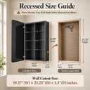 20x26 Medicine Cabinet with Mirror, Pre-Assembled