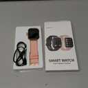 Jugeman Smart Watch, 1.96" HD Smartwatch for Women Men, 2025 Fitness Activity with with Heart Rate/Pedometer/Sleep/IP68 Waterproof (Pink)