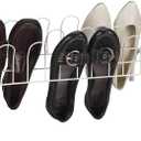 Household Essentials 9-Pair Wire Shoe Rack, White