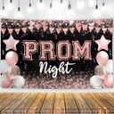 Prom Decorations Class of 2026 Congratulations Congrats Grad Banner Graduation Party Decorations Pink Prom Night Party Decorations