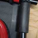 Replacement Footrest for Expedition Transport Chairs and Aluminum Wheelchairs, Wheelchair Foot Rest Replacement Accessory, Red Footrest