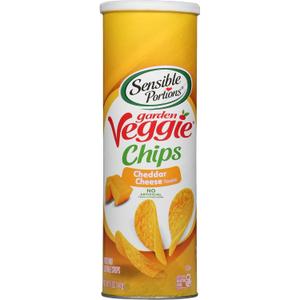 Sensible Portions Stacked Garden Veggie Chips, Cheddar Cheese, 5 oz (EXP 08/03/26)