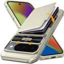 CENMASO for Google Pixel 10 Pro Case/Pixel 10 Case with Card HolderRFID Blocking& Sliding Camera Cover & Kickstand Full-Body Shockproof Wallet Phone Case for Pixel 10/10 Pro(Titanium)