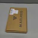 M MAELREG Golf Shirts for Men Short Sleeve Heather Jacquard Textured Stretch Moisture Wicking Performance Mens Polo Shirts (Black, XL)