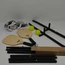 Franklin Sports Complete Half Court Size Pickleball Net Set - Includes 10ft Net, (2) Paddles, and (2) X-40 USA Pickleball Approved Balls