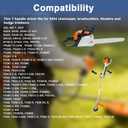 8" 8mm T-Handle Socket Wrench Compatible with Stihl Chainsaws Brushcutters Blowers and Hedge Trimmers Replace#: 5910 890 2420 5910-890-2420 59108902420