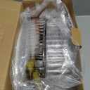 360 Rotating Makeup Organizer, Large-Capacity Skincare Make Up Storage 2 Tier Perfume Organizers Cosmetic Dresser Organizer with Makeup Brush Holder, Fits Bedroom, Bathroom, Vanity Shelf Countertop (Transparent)