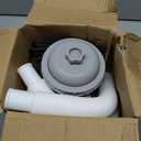 Filter Pump for Above Ground Pools, 330 GPH Filter for Inflatbale Pool, Flow Rate Pool Filter for Inflatable Swimming Pool Crystal Clear Filter Pump with 2 Filter Cartridges