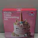 Riccle 94 pcs Cake Decorating Kit with Cake Turntable - Includes 50pcs 16 Inch Disposable + 2 Reusable Piping Bags and Tips Set, 24 Icing Piping Tips, 2 Spatulas, 3 Icing Comb Scraper, 6 Cake Liners