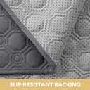 H.VERSAILTEX 100% Waterproof Couch Covers for 3 Cushion Couch Triple Non-Slip Sofa Cover with Storage Pocket Washable Couch Protector for Dogs(Sofa, Grey)