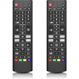 2 Pack Replacement for LG Smart TV Remote Control, Universal for All LG Smart TVs
