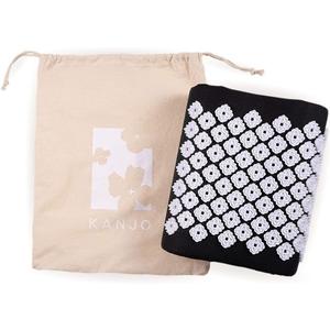 Kanjo Acupressure Cushion | Memory Foam Acupressure Pillow for Back and Sciatica Pain | 100% Cotton Linen Cover