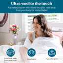 Olive + Crate Bamboo Comforter - Twin XL Duvet Insert, 62"x90" | 100% Bamboo Viscose Outer Cover, Breathable Down Alternative Comforter, Hypoallergenic, All Seasons Plush Design - White
