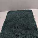 OLANLY Bathroom Rugs 24x16, Extra Soft Absorbent Chenille Bath Rugs, Rubber Backing Quick Dry, Machine Washable Bath Mats for Bathroom Floor, Tub and Shower, Home Decor Accessories, Blackish Green