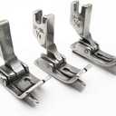 CKPSMS Brand -3Sizes(3PCS) Industrial Sewing Machine Hinged Presser Foot #SP-18L 1/16+1/8+1/4 with Left Guide (SP-18L 1/16+1/8+1/4 with Left Guide)
