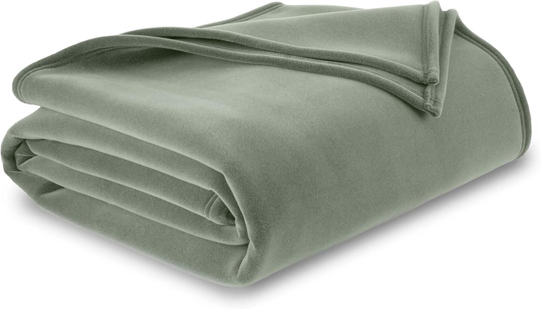 Vellux 1B05556 Orignal Full/Queen Moss Blanket, Green