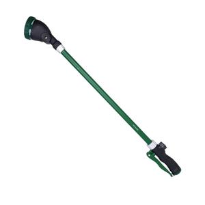 Heavy Duty 28 Inch Watering Wand with Pivoting Head, Adjustable Garden Hose Water Sprayer Wand with Ergonomic Handle, Spray 6 Watering Patterns, Perfect for Watering Seedling Beds, Flowers
