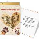 Supoeguk Lovely Valentine's Day Card Gift for Dog Dad, Funny Dog Dad Valentines Gift Ideas, Happy Valentine's Day Card from Dogs