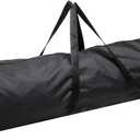 PATIKIL Folding Camping Chair Replacement Bag 47.2" x 11.8", Portable Camping Storage Tent Bag with Handle Strap for Outdoor Camping Hiking Travel, Black