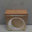 Sunrise Alarm Clocks for Bedrooms, Stepless Dimmable Moon Lamp Dual Alarm Clock Wake Up Light with 12Levels Volume for Heavy Sleepers, 10 Natural Sounds with Timer, Gifts for Women (woodgrain)