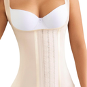 LadySlim by NuvoFit Fajas Colombiana Full Latex Chaleco Vest Waist Cincher Trainer Trimmer Girdle Workout Corset Body Shaper S