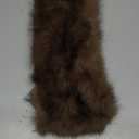 Faux Fur Headbands for Women, Fluffy Winter Headbands for Women, Womens Winter Headband with Elastic (Natural)