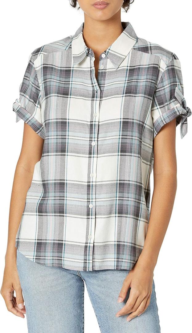 PAIGE Women's Avery Button Up Long Sleeve Relaxed Shirt