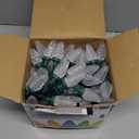 C9 LED Christmas Lights Outdoor, 81 Feet 100 LED String Lights With Timer & 8 Lighting Mode, Waterproof Commercial Grade Extendable for Indoor Outside Roofline Patio Home Xmas Decoration, Warm White