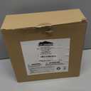 JOIEDOMI 9 inch Lighted PVC Star Christmas Tree Topper, Golden Glitter Swirl Treetop Decorations with 10 Warm White LED, Battery Powered for Home Holiday Xmas Party Indoor Decor