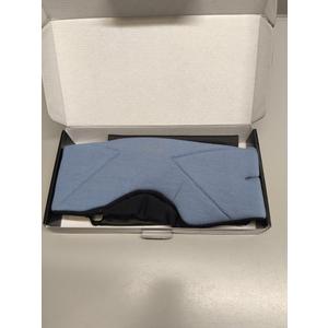 Sleep Mask with Headphones Bluetooth 5.4, LC-dolida Wireless Music Eye Mask for Sleeping Headphones with Soft Bamboo Cotton Cooling Breathable,Ultra-Thin Stereo Speaker for Side Sleepers, Ash Blue