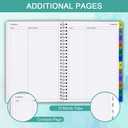 2026 Weekly & Monthly Planner - January 2026 to December 2026, 2026 Planner & Organizer Notebook to Track Goals, Medium 6.5" x 8.5", Teal