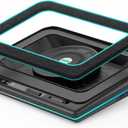 llano Memory Foam Seal for V12 & V13 Laptop Cooling Pad, High Elasticity and Flexibility, Durable and Lightweight, Black, not for V10