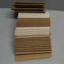 50 Pack A5 Kraft Notebooks Bulk, 8.15x5.5 Inches Graph Paper Journaling Notebooks, Notebooks for Work, Composition Notebooks for School, Journal Notebooks for Office, 60 Pages