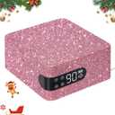 UV Nail Lamp for Gel Polish, 96W UV Light for Gel Nails with 4 Timer Setting, Touch Control & Auto Sensor, Fast Curing Manicure Professional Nail Dryer Salon & Home Nail Tools (Pink Diamond(plug-in))