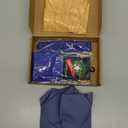 Dxhycc 4 Pieces Baseball Costume Set Include Baseball Cap Baseball Socks and Belt Combo Inflatable Baseball Bat for Halloween Dress up Party.blue