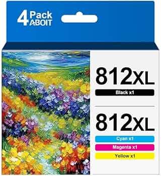 NEXTPAGE 812XL Ink Cartridges 3pk Remanufactured Replacement for T812XL Ink Cartridges Combo Pack for Workforce Pro WF7840 WF7820 WF7310 ECC7000 Printer (T812, Cyan, Magenta, Yellow 2 Pack) NEXTPAGE 812XL Ink Cartridges 3pk Remanufactured Replacement for T812XL Ink Cartridges Combo Pack for Workforce Pro WF7840 WF7820 WF7310 ECC7000 Printer (T812, Cyan, Magenta, Yellow 2 Pack)