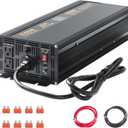 VEVOR 2500W Sump Pump Battery Backup with LCD, Automatically Shifts to Inverter Power Ensuring Uninterrupted Operation, Essential for Emergencies & Power Failures