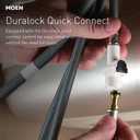 Moen Align Matte Black Motionsense Wave Sensor Touchless One-Handle High Arc Spring Pre-Rinse Pulldown Kitchen Faucet with Sprayer, Kitchen Sink Faucet for Bar, Farmhouse, Commercial, 5923EWBL