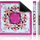 32.4x32.4 Inch Flamingo Mahjong Mat 3MM Noise Reduction