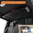 Hooke Road Tacoma Rear Overhead MOLLE Panel Cargo Rack Interior Storage Shelf Top Organizer for 2016-2023 Toyota Tacoma 3rd Gen Double Cab