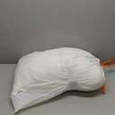 Shredded Memory Foam Pillows for Sleeping,Bed Pillows Queen Size Set of 2 Pack Cooling Adjustable,Good for Side and Back Sleeper with Washable Removable Cover (White)