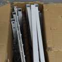 20-30 Gallon Aquarium Stand, Fish Tank Stand with Adjustable 3-Tier Storage Shelf, Heavy Duty Reptile Breeder Turtle Tank Terrarium Rack Table for Home Office, 30" L x 12" W x 32.2" H, White